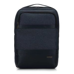 Męski plecak na laptopa 15,6 z szerokim uchwytem ciemnoniebieski Wittchen
