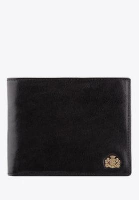 Męski portfel skórzany bez zapięcia czarny Wittchen