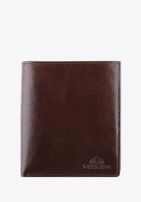 Męski portfel skórzany duży ciemny brąz Wittchen