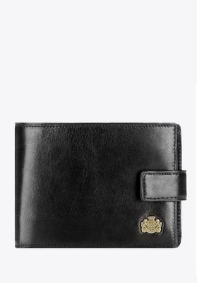 Zdjęcie produktu Męski portfel skórzany klasyczny czarny Wittchen
