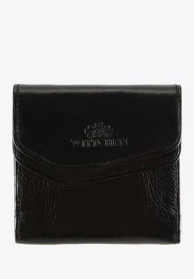 Męski portfel skórzany kwadratowy czarny Wittchen