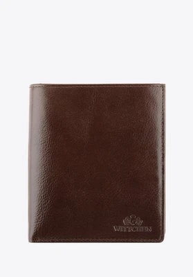 Męski portfel skórzany z herbem duży Wittchen