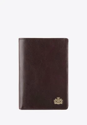 Męski portfel skórzany z podzielonym wnętrzem ciemny brąz Wittchen