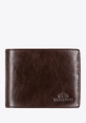 Męski portfel skórzany z rozkładanym panelem Wittchen