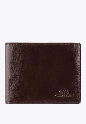 Męski portfel skórzany z rozkładanym panelem Wittchen