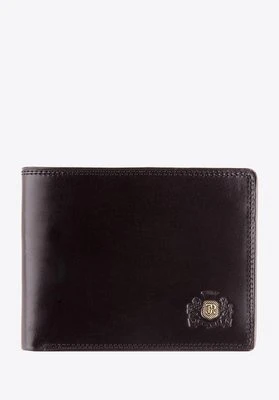 Męski portfel z herbem czarny Wittchen