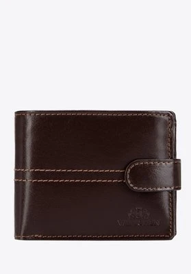 Męski portfel ze skóry naturalnej brązowy Wittchen