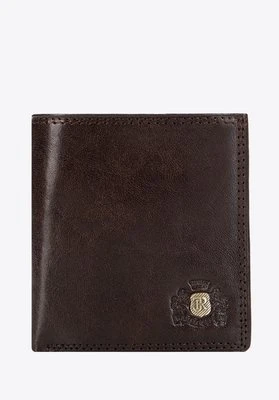Męski portfel ze skóry naturalnej mały brązowy Wittchen