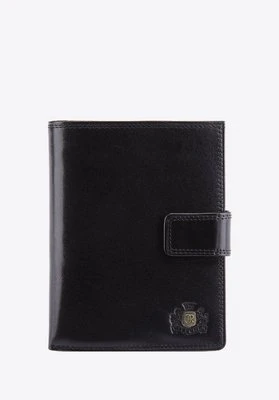 Męski portfel ze skóry z herbem na napę Wittchen