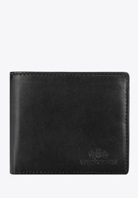 Męski portfel ze skóry z miejscem na brelok zbliżeniowy czarny Wittchen