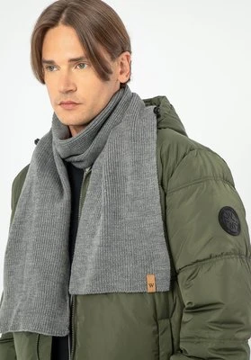 Męski szalik z logo szary Wittchen