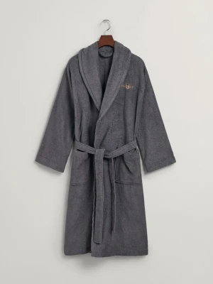 Męski szary szlafrok frotte GANT