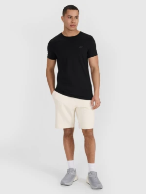 Zdjęcie produktu Męski t-shirt basic slim 4F 4FRMM00TTSHM3068 - czarny