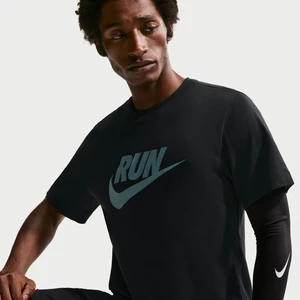 Męski T-shirt do biegania Dri-FIT Nike - Czerń