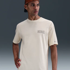 Męski T-shirt do biegania Nike - Brązowy