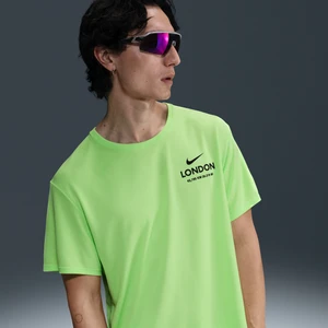 Męski T-shirt do biegania Nike Miler - Zieleń