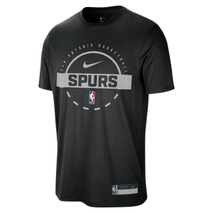Męski T-shirt do ćwiczeń Nike Dri-FIT NBA San Antonio Spurs Authentics - Czerń