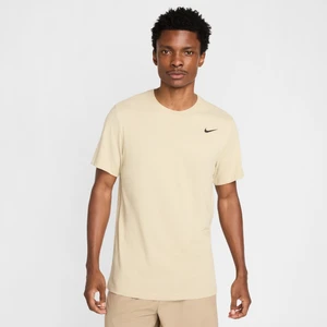 Męski T-shirt do fitnessu Nike Dri-FIT - Brązowy