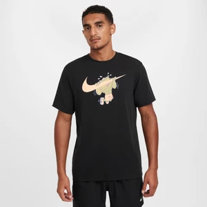 Męski T-shirt do fitnessu Nike Dri-FIT - Czerń