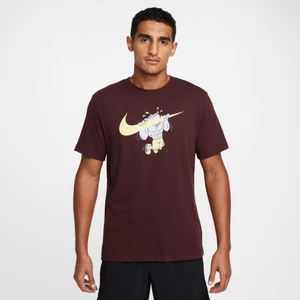 Męski T-shirt do fitnessu Nike Dri-FIT - Czerwony