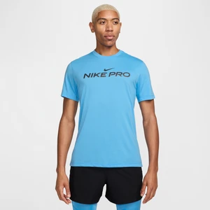 Męski T-shirt do fitnessu Nike Dri-FIT - Niebieski