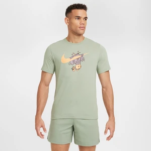 Męski T-shirt do fitnessu Nike Dri-FIT - Zieleń