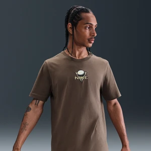 Męski T-shirt do golfa Nike - Brązowy