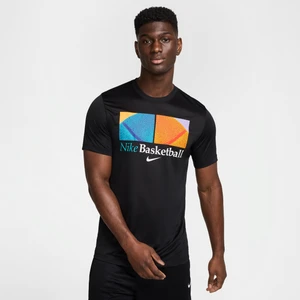 Męski T-shirt do koszykówki Dri-FIT Nike - Czerń