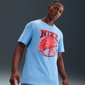 Męski T-shirt do koszykówki Dri-FIT Nike - Niebieski