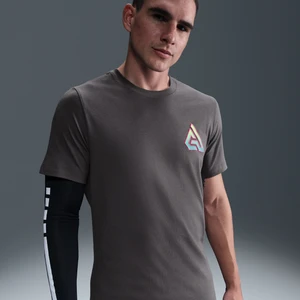 Męski T-shirt do koszykówki Giannis - Szary Nike