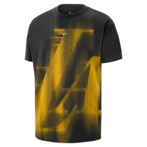Męski T-shirt do koszykówki Los Angeles Lakers - Czerń Nike