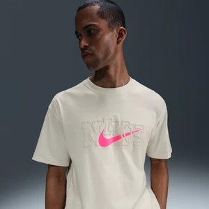 Męski T-shirt do koszykówki Max90 Nike - Biel