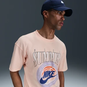 Męski T-shirt do koszykówki Max90 Nike - Różowy