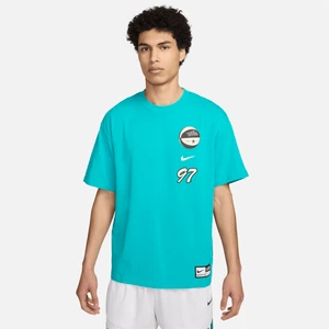 Męski T-shirt do koszykówki Max90 Nike - Zieleń