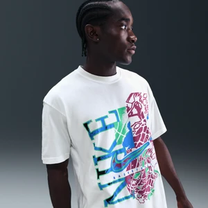 Męski T-shirt do koszykówki Nike - Biel