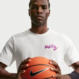 Męski T-shirt do koszykówki Nike - Biel
