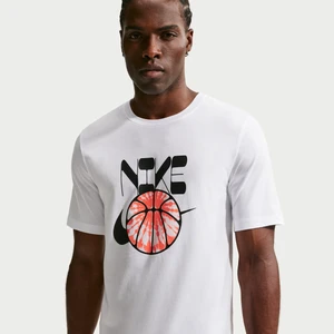 Męski T-shirt do koszykówki Nike - Biel