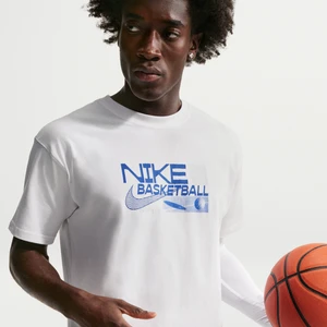 Męski T-shirt do koszykówki Nike - Biel