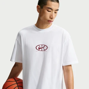 Męski T-shirt do koszykówki Nike - Biel