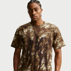 Męski T-shirt do koszykówki Nike - Brązowy