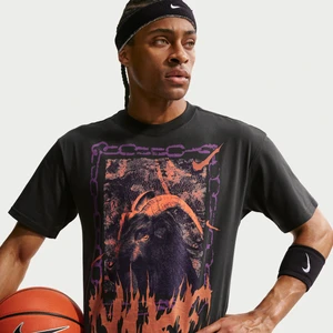 Męski T-shirt do koszykówki Nike - Czerń
