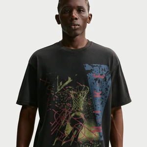 Męski T-shirt do koszykówki Nike - Czerń