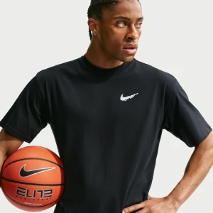 Męski T-shirt do koszykówki Nike - Czerń