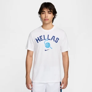 Męski T-shirt do koszykówki Nike Grecja - Biel