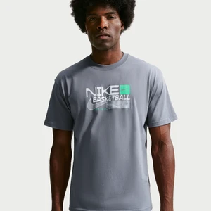 Męski T-shirt do koszykówki Nike - Szary