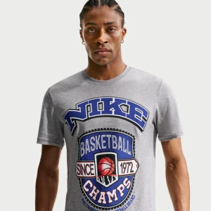 Męski T-shirt do koszykówki Nike - Szary