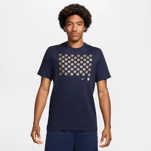 Męski T-shirt do koszykówki Nike USA - Niebieski