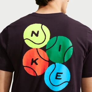 Męski T-shirt do tenisa Dri-FIT NikeCourt - Czerwony
