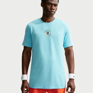 Męski T-shirt do tenisa Dri-FIT NikeCourt - Niebieski