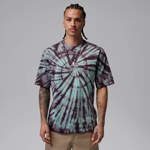 Męski T-shirt festiwalowy barwiony metodą Tie-Dye Jordan Brooklyn - Zieleń